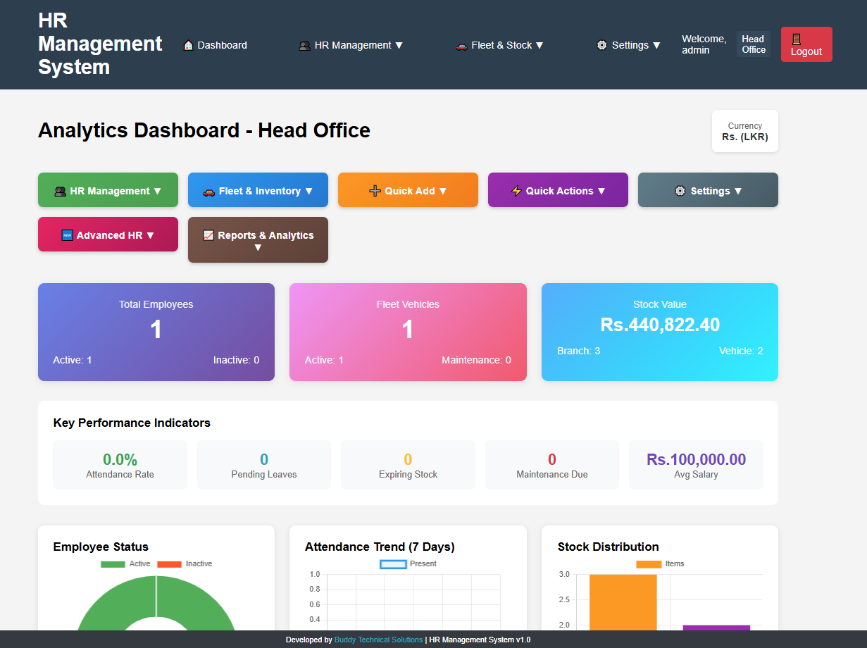 Enterprise Resource Planning System